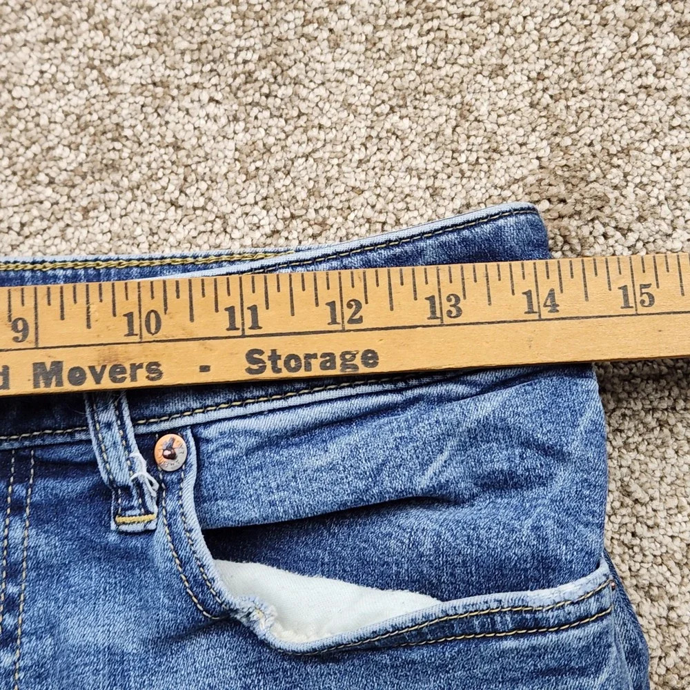 American Eagle Mens Slim Straight Jeans Blue Denim Size‎ 28x32